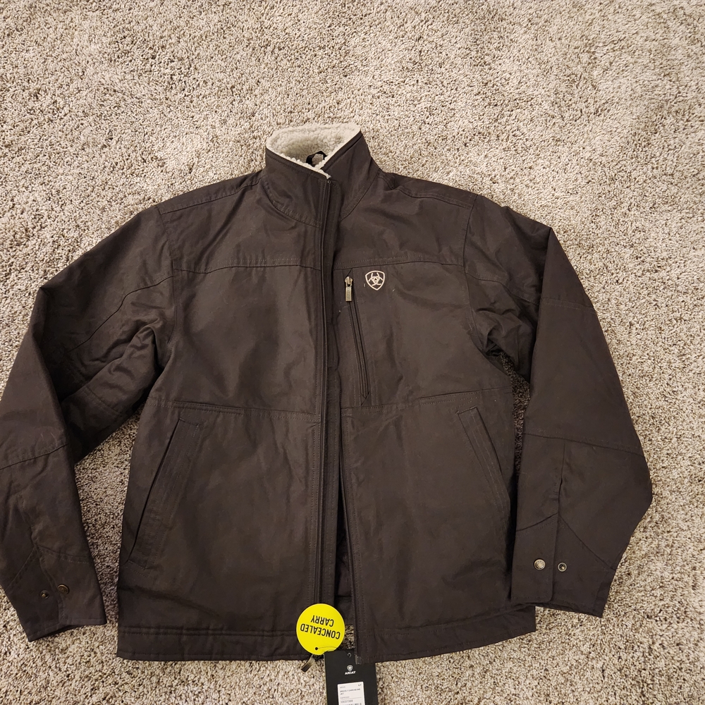 Ariat Grizzly Canvas Jacket - Espresso